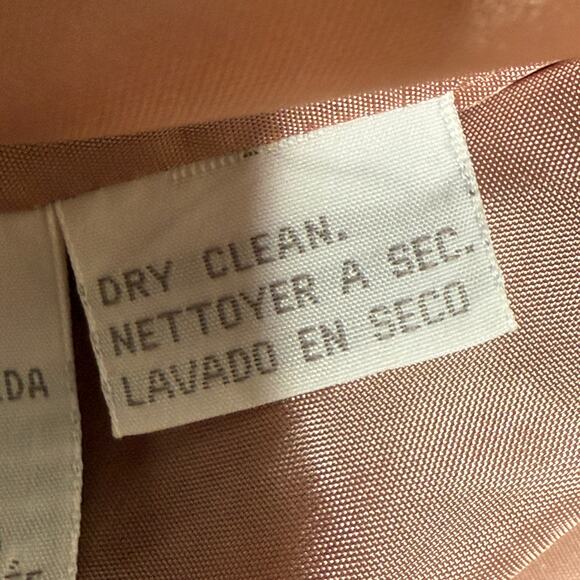 Jones New York Petite Silk Blazer 8P Green Brown Vintage Heritage Style - Picture 7 of 11